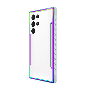 Samsung Galaxy S22 Ultra Compatible Case Cover With Premium Shield Shockproof Heavy- Iridescent Duty Armor